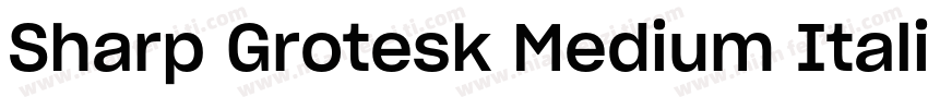 Sharp Grotesk Medium Italic 20 Regu字体转换